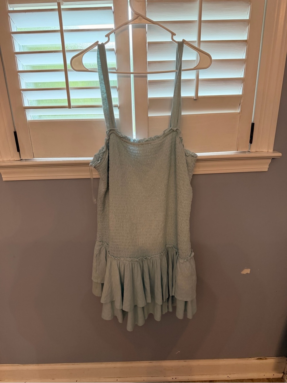 American Eagle Outfitters light blue mini dress